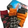 Merkloos Naruto Shippuden Asortiment 3-pack Sokken Adult 39-45 -Beenmode Verkoop 550x600