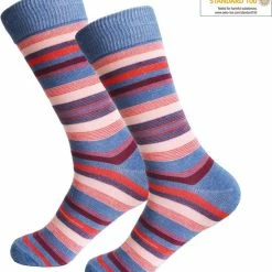 GIANVAGLIA Dames Sokken Strepen 12-paar - 35-38 -Beenmode Verkoop 550x612 2