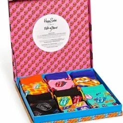Happy Socks Rolling Stones Giftbox - Maat 36-40 15 Happy Socks Rolling Stones Giftbox - Maat 36-40 -Beenmode Verkoop 550x612