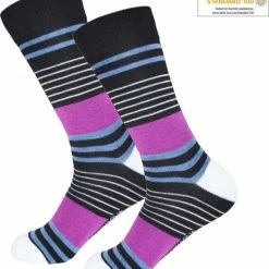 GIANVAGLIA Dames Sokken Strepen 12-paar - 35-38 -Beenmode Verkoop 550x612 3