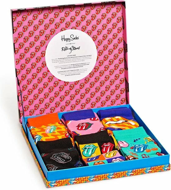 Happy Socks Rolling Stones Giftbox - Maat 36-40 7 Happy Socks Rolling Stones Giftbox - Maat 36-40 - Afbeelding 5