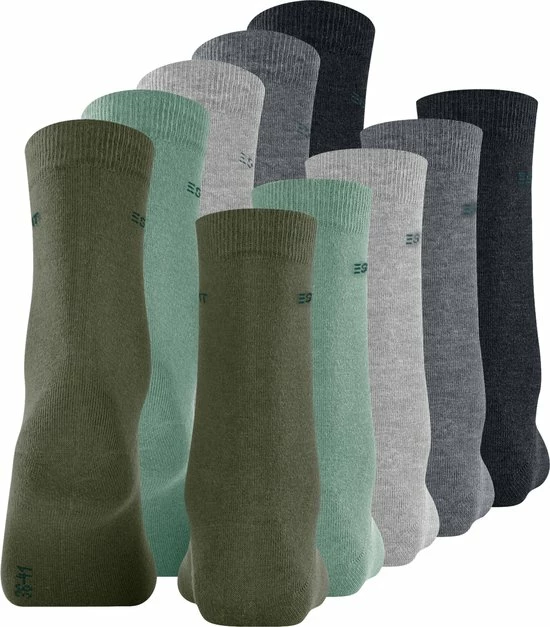 Esprit Solid-Mix 5 Pack Versterkte Zonder Met Patroon Ademend Dun Eenkleurig Duurzaam Biologisch Katoen Multipack Veelkleurig Dames Sokken - Maat 36-41 4 Esprit Solid-Mix 5 Pack Versterkte Zonder Met Patroon Ademend Dun Eenkleurig Duurzaam Biologisch Katoen Multipack Veelkleurig Dames Sokken - Maat 36-41 - Afbeelding 2