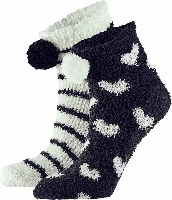 Lage Bedsokken Dames | Zwart|Wit | One Size | Winter Sokken | Bedsokken Dames Maat 39 42 | Fluffy Sokken | Warme Sokken | Bedsokken | Fleece Sokken Slaapsokken | Warme Sokken Dames | Apollo 3 Lage Bedsokken Dames | Zwart|Wit | One Size | Winter Sokken | Bedsokken Dames Maat 39 42 | Fluffy Sokken | Warme Sokken | Bedsokken | Fleece Sokken Slaapsokken | Warme Sokken Dames | Apollo