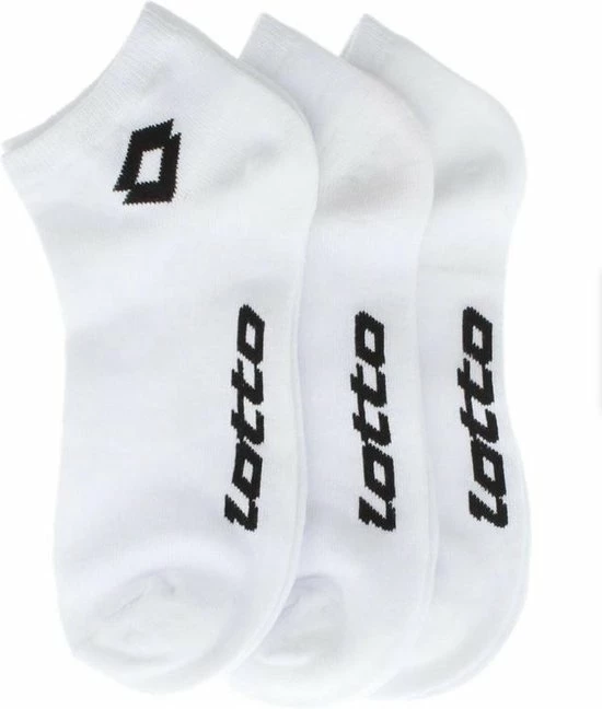 21 Paar Witte + GRATIS 3 Paar Zwarte LOTTO Sneakersokken Unisex 43-46 3 21 Paar Witte + GRATIS 3 Paar Zwarte LOTTO Sneakersokken Unisex 43-46