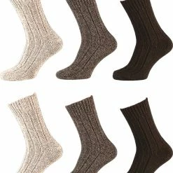 Apollo Noorse Wollen Sokken Assorti Kleuren Maat 39/42