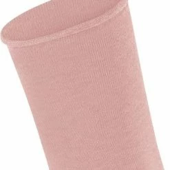 FALKE Happy 2-Pack Zacht Zonder Motief Versterkt Hoogwaardig Mid-rise Robuust Ademend Dekkend Set Katoen Multipack Roze Dames Sokken - Maat 39-42 -Beenmode Verkoop 550x654