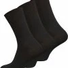 Calzini - Diabetes Sokken - Zonder Elastiek - Naadloos - 6 Paar - Zwart - 43-46 -Beenmode Verkoop 550x658 1