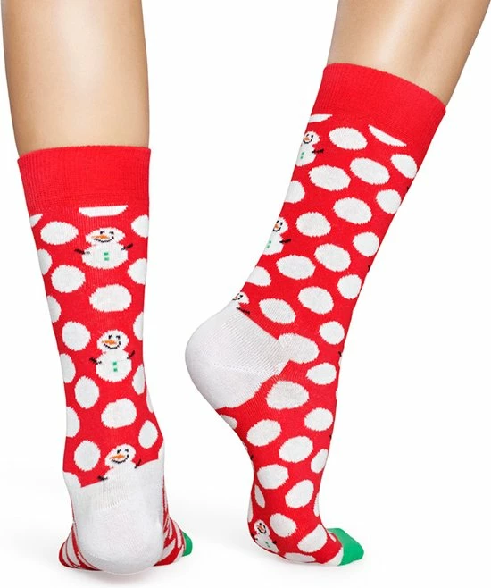 Happy Socks Big Dot Snowman Sock - Maat 41-46 4 Happy Socks Big Dot Snowman Sock - Maat 41-46 - Afbeelding 2