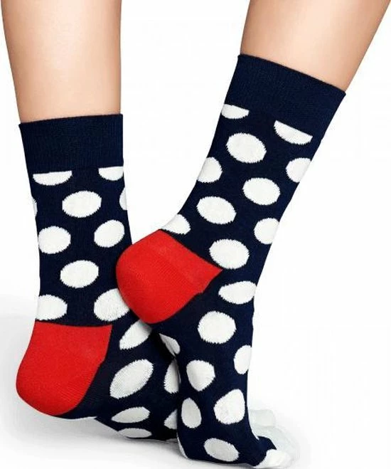 Happy Socks Sokken Big Dot Sock Blauw Met Witte Stippen - Unisex - Maat: 36-40 5 Happy Socks Sokken Big Dot Sock Blauw Met Witte Stippen - Unisex - Maat: 36-40 - Afbeelding 3