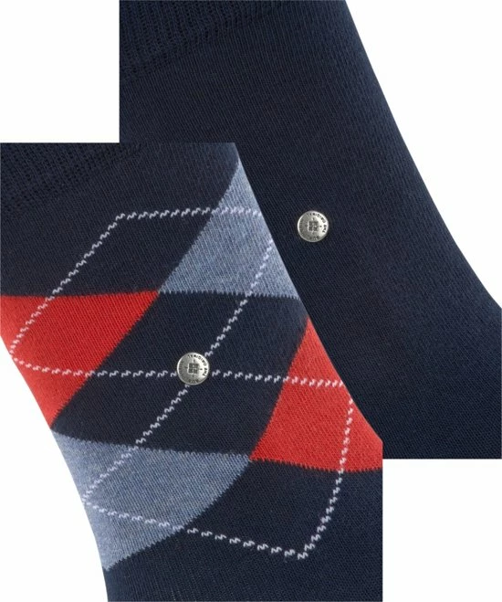 Burlington Everyday Damessokken (2-pack) - Katoen - Marine Blauw En Geruit - Maat: 36-41 7 Burlington Everyday Damessokken (2-pack) - Katoen - Marine Blauw En Geruit - Maat: 36-41 - Afbeelding 5