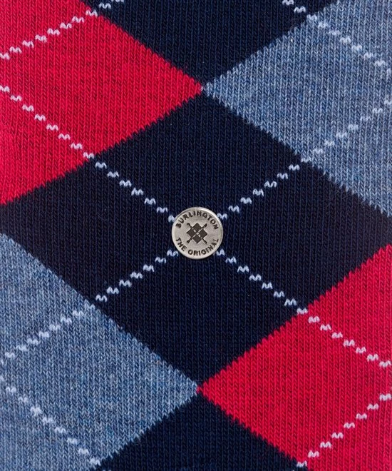 Burlington Everyday Damessokken (2-pack) - Katoen - Marine Blauw En Geruit - Maat: 36-41 6 Burlington Everyday Damessokken (2-pack) - Katoen - Marine Blauw En Geruit - Maat: 36-41 - Afbeelding 4