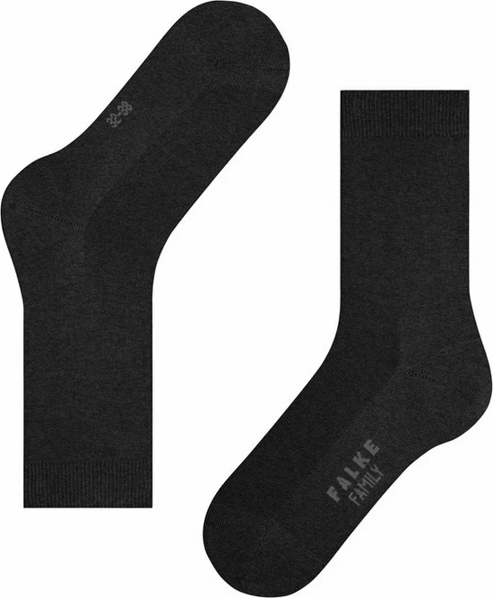FALKE Family Grondstofvriendelijk Zacht Zonder Motief Duurzaam Ondoorzichtig Mid-rise Duurzaam Katoen Grijs Dames Sokken - Maat 35-38 7 FALKE Family Grondstofvriendelijk Zacht Zonder Motief Duurzaam Ondoorzichtig Mid-rise Duurzaam Katoen Grijs Dames Sokken - Maat 35-38 - Afbeelding 5