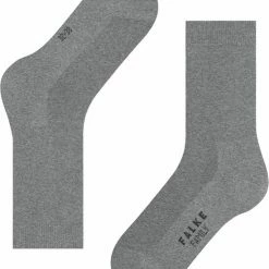 FALKE Family Grondstofvriendelijk Zacht Zonder Motief Duurzaam Ondoorzichtig Mid-rise Duurzaam Katoen Grijs Dames Sokken - Maat 35-38 -Beenmode Verkoop 550x667 10