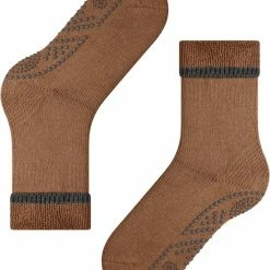 FALKE Cuddle Pads Slofsokken Comfortabel Warm Winter Antislip Ondoorzichtig Zacht Mid-rise Zonder Motief Met Noppen Katoen Merino Wol Bruin Dames Sokken - Maat 39-42 -Beenmode Verkoop 550x667 23