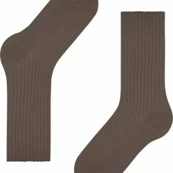 FALKE Cosy Wool Boot Zonder Motief Zacht Dik Winter Warm Ondoorzichtig Halfhoog Comfortabel Wol Bruin Dames Sokken - Maat 39-42 -Beenmode Verkoop 550x667 27