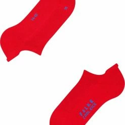 FALKE Cool Kick Sneaker Sneakersokken Versterkte Sneaker Sokken Heren Dames Zonder Motief Met Pluche Zool En Hielband Ademend Sneldrogend Rood Unisex Sokken - Maat 39-41 -Beenmode Verkoop 550x667 9