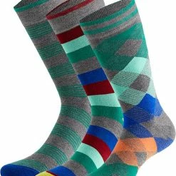 Apollo | Bamboe Sokken Met Print | Multi Color | 6 Paar | Maat 39/42 | Damessokken | Herensokken | Duurzame Sokken | Bamboe | Bamboo