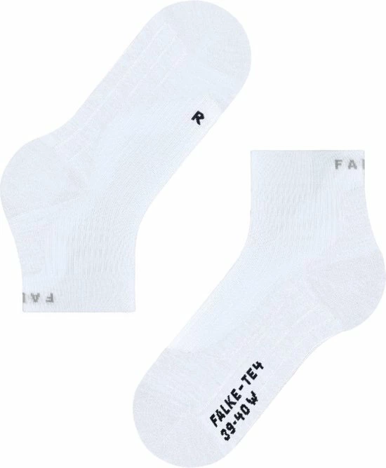 FALKE TE4 Short Tennissokken Kort Zacht Geribd Dempend Effect Vochtregulerend Gewrichtsbescherming Zonder Motief Katoen Wit Dames Sportsokken - Maat 37-38 19 FALKE TE4 Short Tennissokken Kort Zacht Geribd Dempend Effect Vochtregulerend Gewrichtsbescherming Zonder Motief Katoen Wit Dames Sportsokken - Maat 37-38 - Afbeelding 17