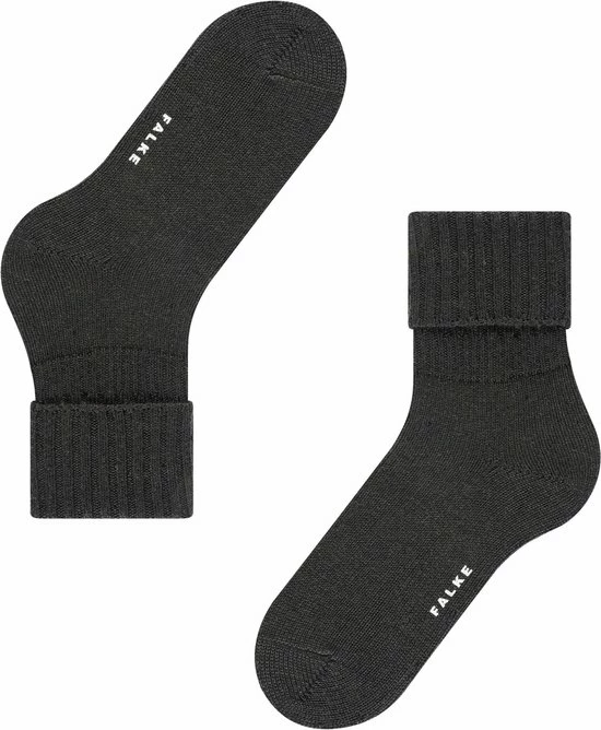 FALKE Striggings Rib Zacht Zonder Motief Met Rib Winter Warm Ondoorzichtig Dik Mid-rise Merinowol Zwart Dames Sokken - Maat 35-38 6 FALKE Striggings Rib Zacht Zonder Motief Met Rib Winter Warm Ondoorzichtig Dik Mid-rise Merinowol Zwart Dames Sokken - Maat 35-38 - Afbeelding 4