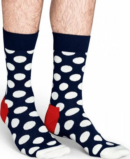 Happy Socks Sokken Big Dot Sock Blauw Met Witte Stippen - Unisex - Maat: 36-40 6 Happy Socks Sokken Big Dot Sock Blauw Met Witte Stippen - Unisex - Maat: 36-40 - Afbeelding 4