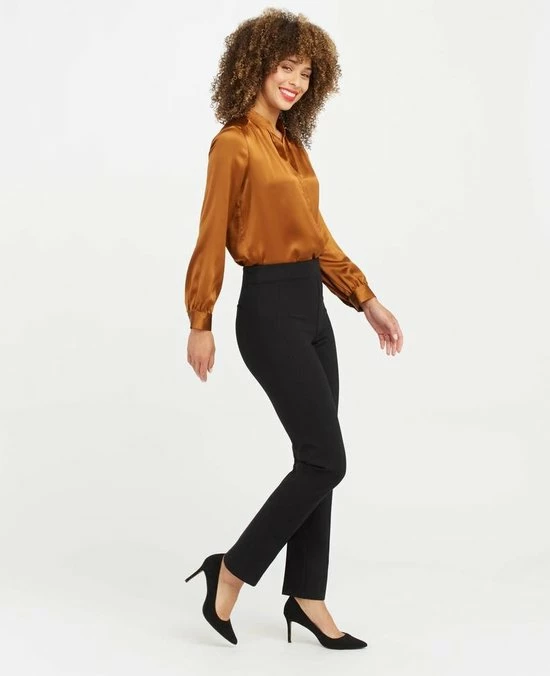 Spanx - The Perfect Pant Slim Straight Leg - Maat M - Zwart 6 Spanx - The Perfect Pant Slim Straight Leg - Maat M - Zwart - Afbeelding 4