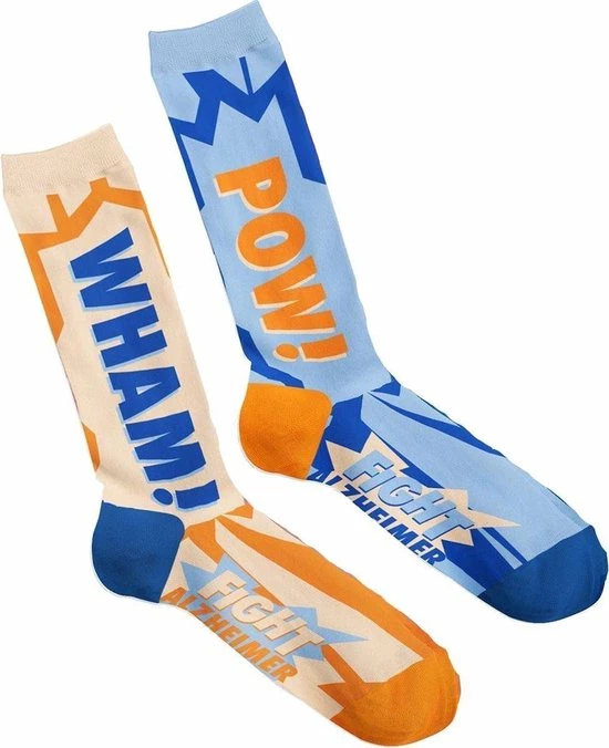 Alzheimer Socks - Bundel 2021 & 2020 (Maat 39-42) 6 Alzheimer Socks - Bundel 2021 & 2020 (Maat 39-42) - Afbeelding 4