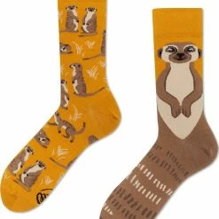 Many Mornings Unisex Sokken - The Meerkat - Unisex - Maat: 39-42