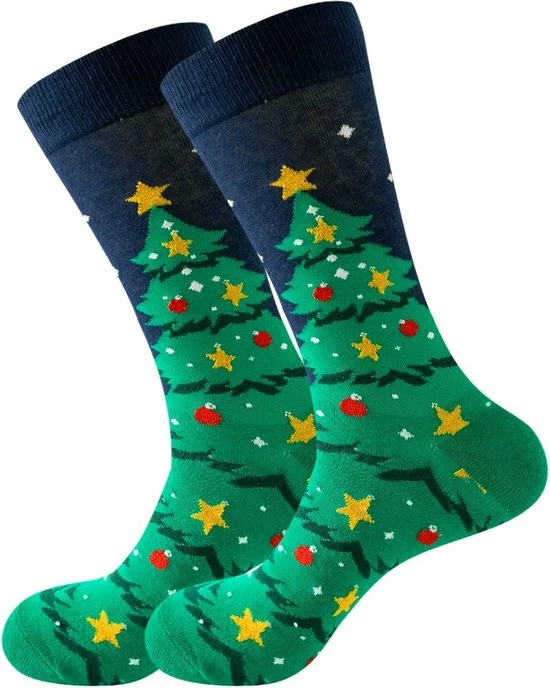 Gotzburg Sorprese Kerstsokken - Kerstboom - Maat 37-45 - Kerstmis - Unisex - Kerst - Cadeau 3 Gotzburg Sorprese Kerstsokken - Kerstboom - Maat 37-45 - Kerstmis - Unisex - Kerst - Cadeau
