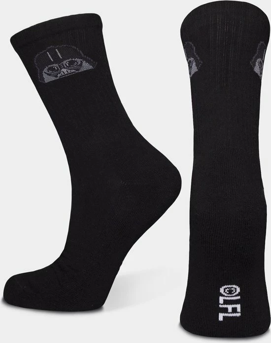 Disney Star Wars Sokken -39/42- Set Van 3 Zwart 5 Disney Star Wars Sokken -39/42- Set Van 3 Zwart - Afbeelding 3