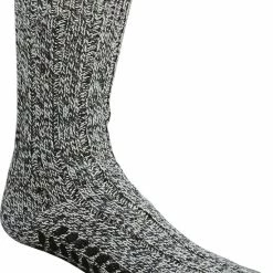 SOCKS4FUN Wollen Sokken Met Anti Slip Zool – 2 Paar – 2 Tinten Grijs – Maat 39/42
