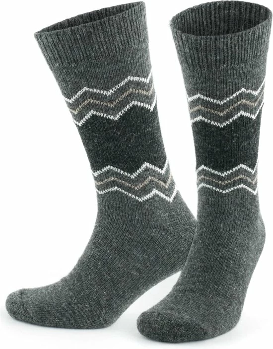 GoWith-wollen Sokken-alpaca Sokken-huissokken-2 Paar-warme Sokken-wintersokken-thermosokken-huissokken-grijs-antraciet-maat 43-46 5 GoWith-wollen Sokken-alpaca Sokken-huissokken-2 Paar-warme Sokken-wintersokken-thermosokken-huissokken-grijs-antraciet-maat 43-46 - Afbeelding 3