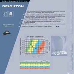 Cette Panty Brighton 20den Black XL (48/50) -Beenmode Verkoop 550x704