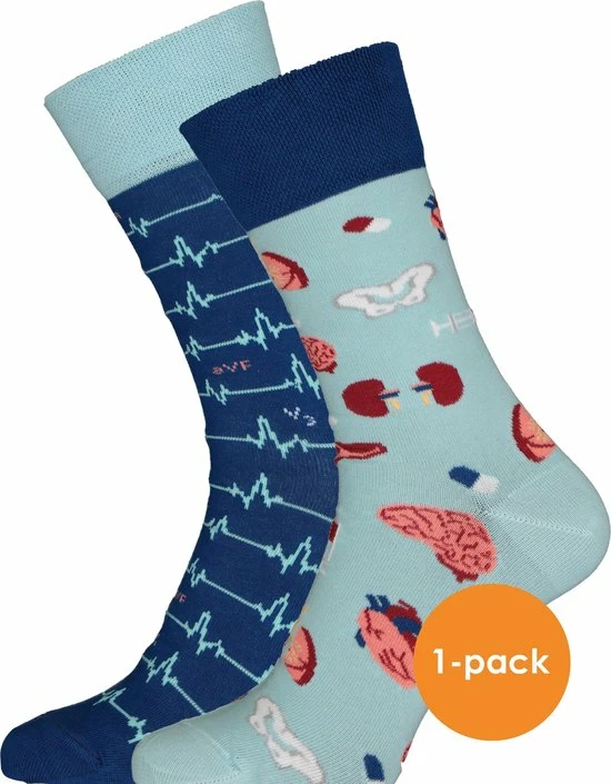 Many Mornings Sokken Dr Sock - Unisex - Maat: 43-46 4 Many Mornings Sokken Dr Sock - Unisex - Maat: 43-46 - Afbeelding 2