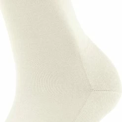FALKE ClimaWool Versterkt Zonder Patroon Ademend Warm Droog Milieuvriendelijk Elegant Duurzaam Lyocell Maagdelijke Wol Wit Dames Sokken - Maat 41-42 -Beenmode Verkoop 550x707