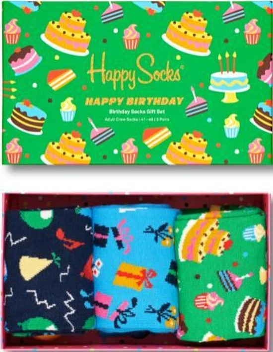 Happy Socks Happy Birthday Giftbox - Maat 41-46 7 Happy Socks Happy Birthday Giftbox - Maat 41-46 - Afbeelding 5