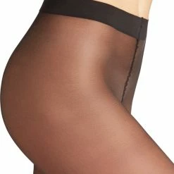 FALKE Pure Matt Dun Fijn Versterkt Zacht Zonder Motief Effen Mat Elegant Doorschijnend Sheer 20 Denier Zwart Dames Panty - Maat S-M -Beenmode Verkoop 550x715 5