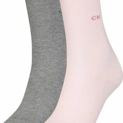 Calvin Klein 2P Flat Knit Annika Dames Sokken - Maat 37-41