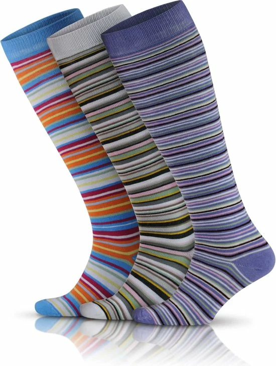 GoWith - Katoen Sokken - Kniekousen - 3 Paar - Warme Sokken - Dames Sokken - Grappige Cadeau - Maat 35-38 3 GoWith - Katoen Sokken - Kniekousen - 3 Paar - Warme Sokken - Dames Sokken - Grappige Cadeau - Maat 35-38