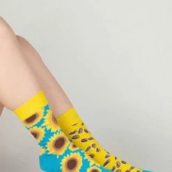 Good Mood Sokken - Zonnebloemen - Unisex Maat 39-42 -Beenmode Verkoop 550x732 3
