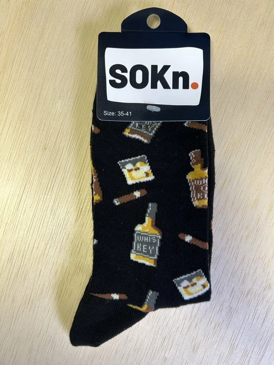 Merkloos SOKn. Trendy Sokken *WHISKEY* Maat 35-41 (ook Leuk Om Kado Te Geven !) 3 Merkloos SOKn. Trendy Sokken *WHISKEY* Maat 35-41 (ook Leuk Om Kado Te Geven !)