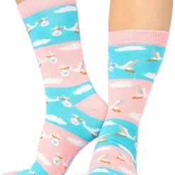 Merkloos Geboorte Sokken