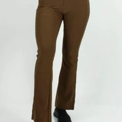 Merkloos Dames Flair Tregging Nina L/XL - Bruin - Luxe & Comfort - Hoge Taille -Beenmode Verkoop 550x733 32