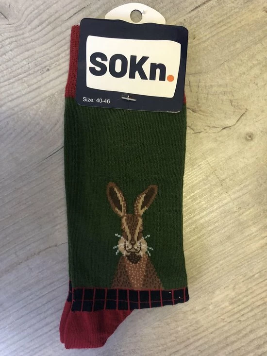Merkloos SOKn. Trendy Sokken "KONIJN" Maat 40-46 (Ook Leuk Om Kado Te Geven !) 3 Merkloos SOKn. Trendy Sokken "KONIJN" Maat 40-46 (Ook Leuk Om Kado Te Geven !)