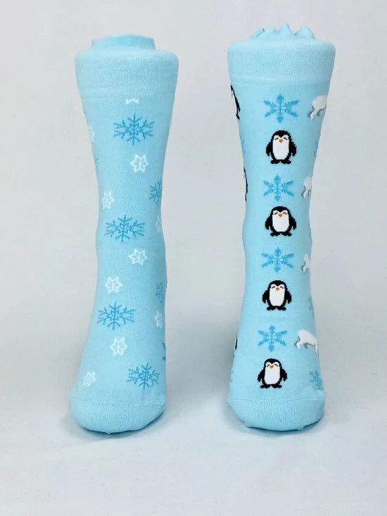 Onfeet - Sokken - Missmatch - Sneeuwvlok - Pinguin - Ijsbeer 3 Onfeet - Sokken - Missmatch - Sneeuwvlok - Pinguin - Ijsbeer