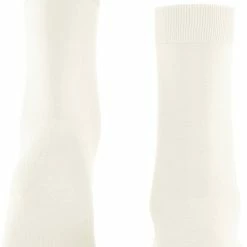 FALKE ClimaWool Versterkt Zonder Patroon Ademend Warm Droog Milieuvriendelijk Elegant Duurzaam Lyocell Maagdelijke Wol Wit Dames Sokken - Maat 41-42 -Beenmode Verkoop 550x753