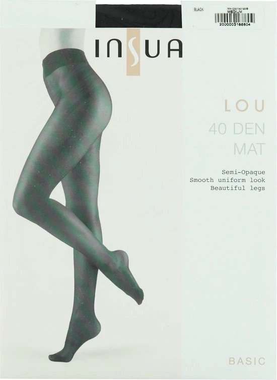 INSUA Lou Dames Panty 40 Denier - 3-Pack - Zwart - Maat M 8 INSUA Lou Dames Panty 40 Denier - 3-Pack - Zwart - Maat M - Afbeelding 6