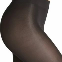 FALKE Seidenglatt Fijn Elegant Comfortabel Hoogwaardig Oondorzichtig Zonder Motief Met Glans Half Ondoorzichtig 40 Denier Zwart Dames Panty - Maat L -Beenmode Verkoop 550x761