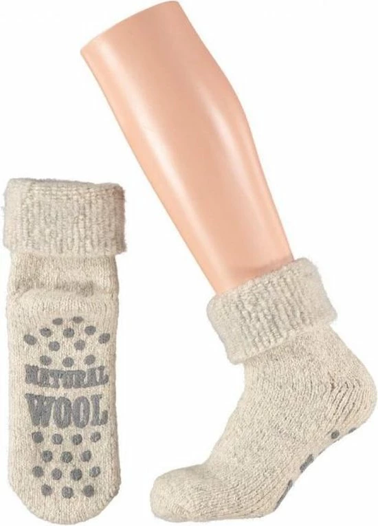 Merkloos Apollo - 45% Wol - Huissokken Dames - Huissokken Heren - Grijs - Maat 39-42 4 Merkloos Apollo - 45% Wol - Huissokken Dames - Huissokken Heren - Grijs - Maat 39-42 - Afbeelding 2