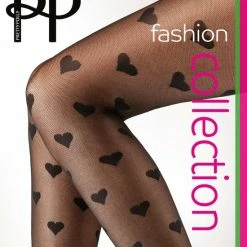 Pretty Polly - Tulle Heart - Zwarte - Panty - One Size - -Beenmode Verkoop 550x796