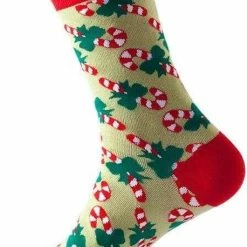 Merkloos Kerst Sokken Vos Rood Wit Bruin Christmas Kerstmis Cadeau Kado